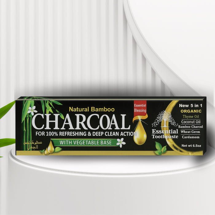 Essential Charcoal Toothpaste - Empress Energy herbal holistic Buy Essential Charcoal Toothpaste Oral Care from Empress Energy herbal wellness brand