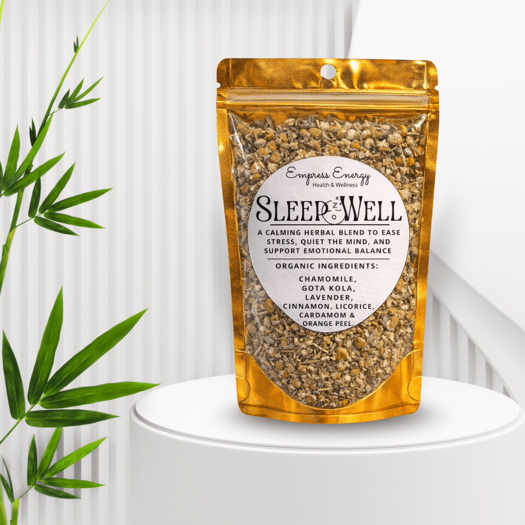 Evening Relaxation Tea - Empress Energy herbal holistic Buy Evening Relaxation Tea Herbal Tea Blend from Empress Energy herbal wellness brand