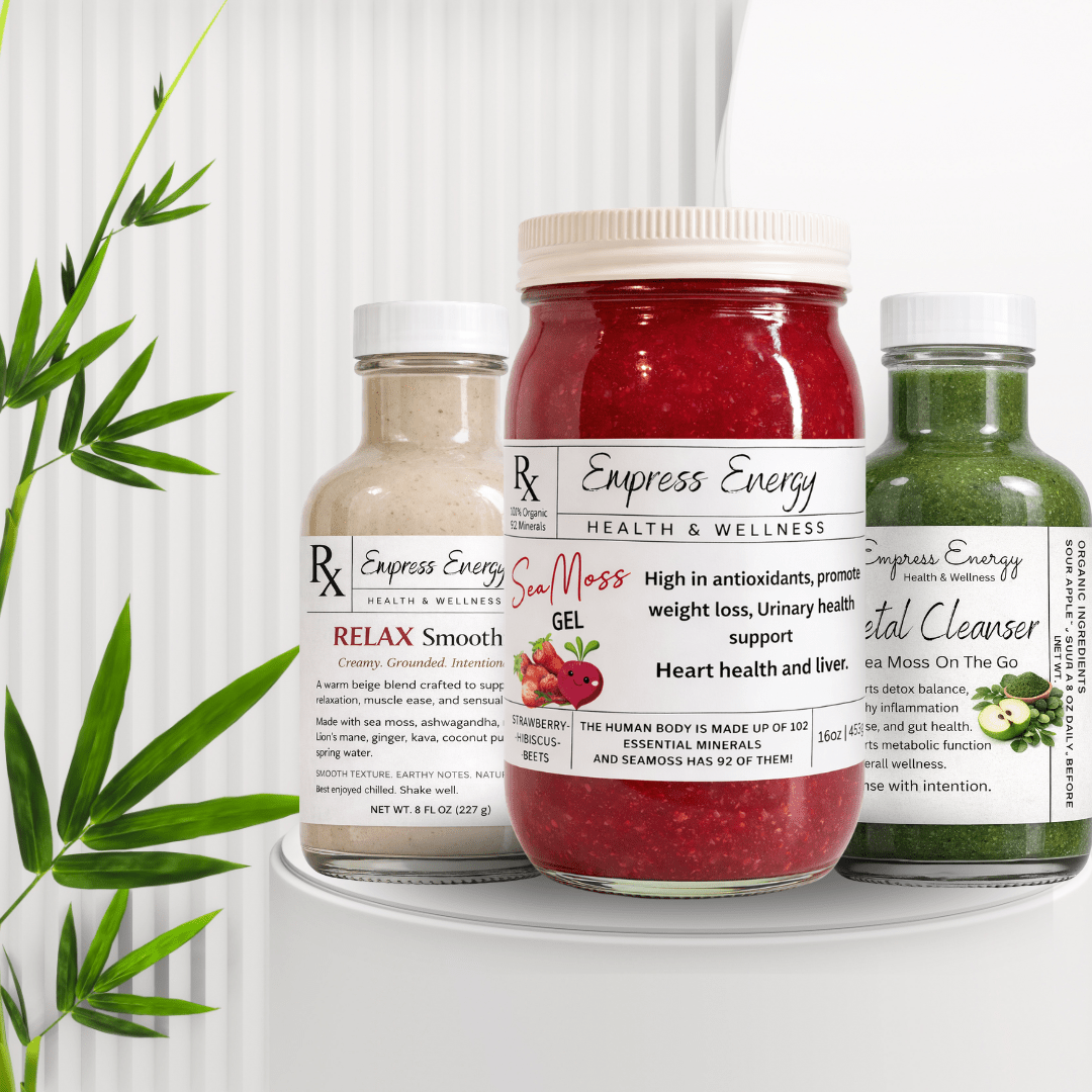 Sea Moss Gel + Smoothie Bundle — Etsy - Empress Energy herbal holistic Buy Sea Moss Gel + Smoothie Bundle — Etsy Sea Moss Gel from Empress Energy herbal wellness brand