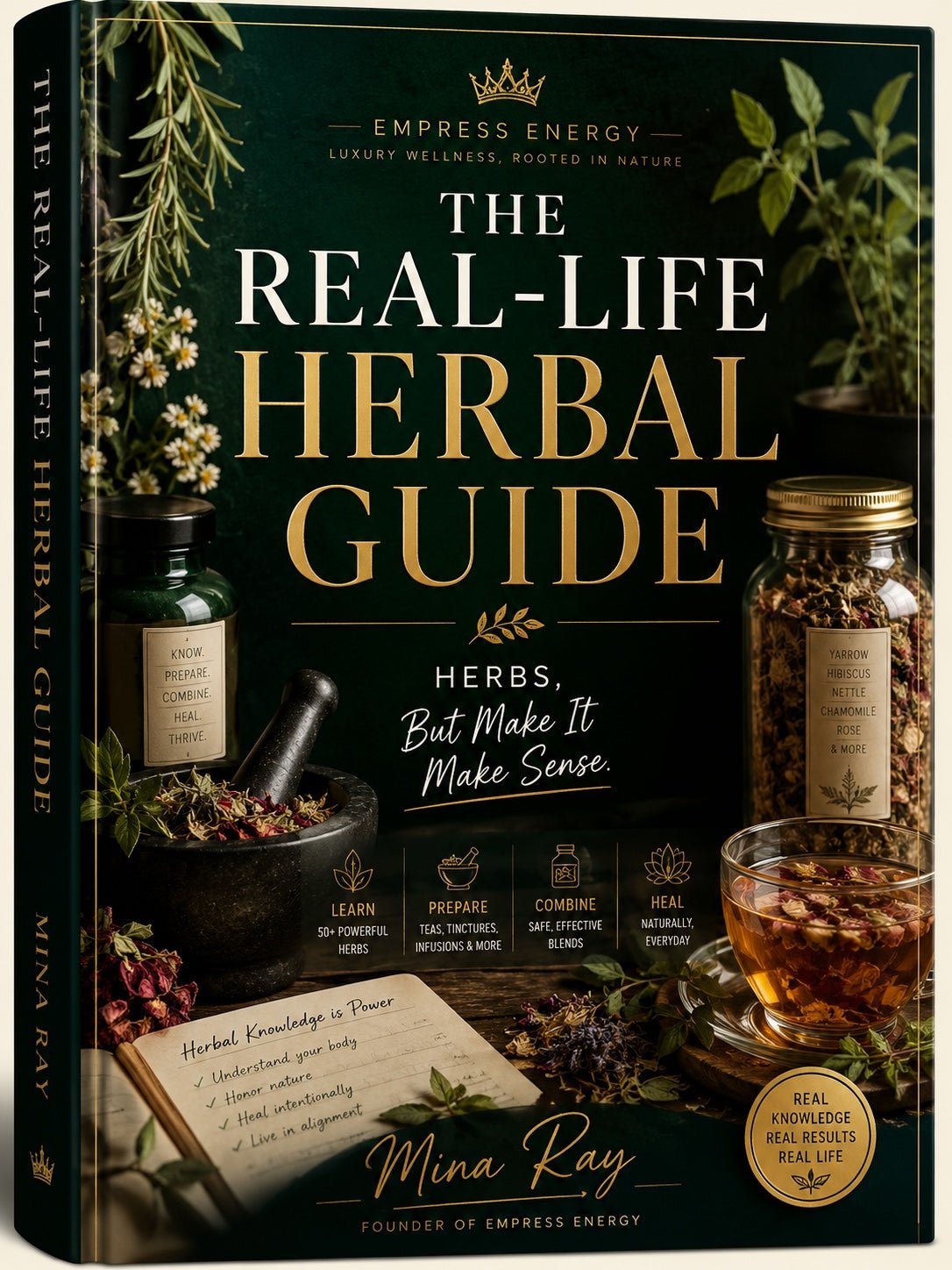 The Real-Life Herbal Guide - Empress Energy herbal holistic Buy The Real-Life Herbal Guide Digital E-Book from Empress Energy herbal wellness brand
